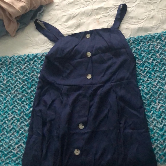 Large, navy blue with non- functioning buttons - Picture 3 of 3